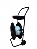 Диспенсер (тележка размотчик) для ПП ленты PP2301. Диспенсер (тележка размотчик) для ПП ленты PP2301.